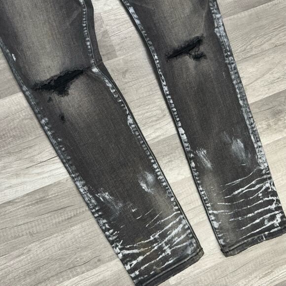 CULT OF INDIVIDUALITY ROCKER SLIM DENIM (SILVER STREAK) Size 31X33 - Picture 8 of 14